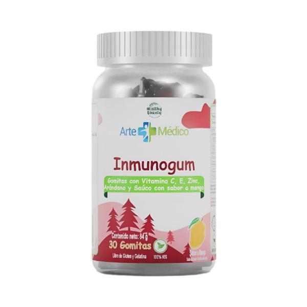 INMUNOGUM VIT C + VIT E + SAUCO +ZINC + ARANDANO X 30 GOMAS 