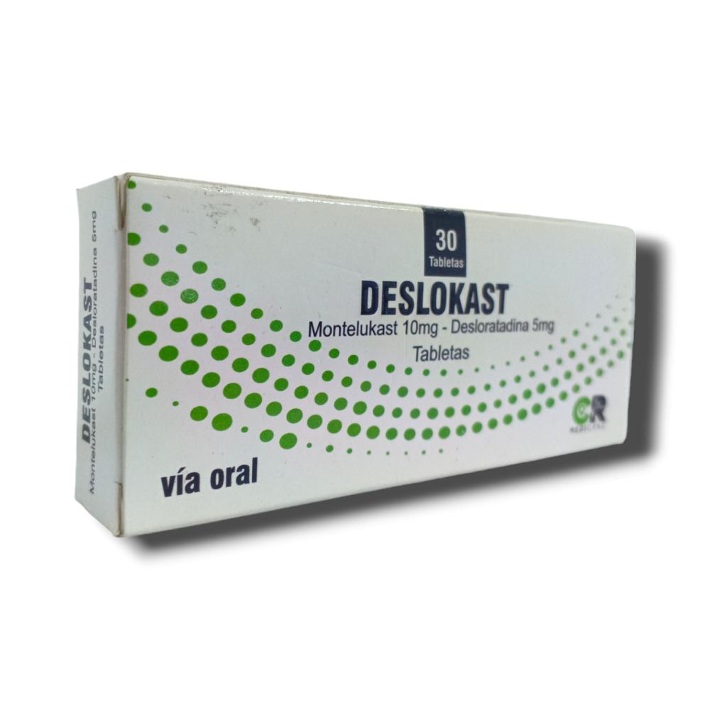 DESLOKAST MONTELUKAST DESLORATADINA  10-5 MG X 30 TAB  DESLER M 