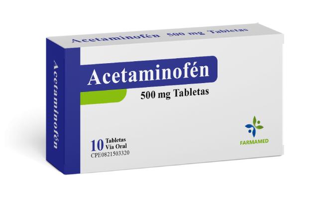 ACETAMINOFEN 500MG X 10 TAB (ATAMEL FORTE)