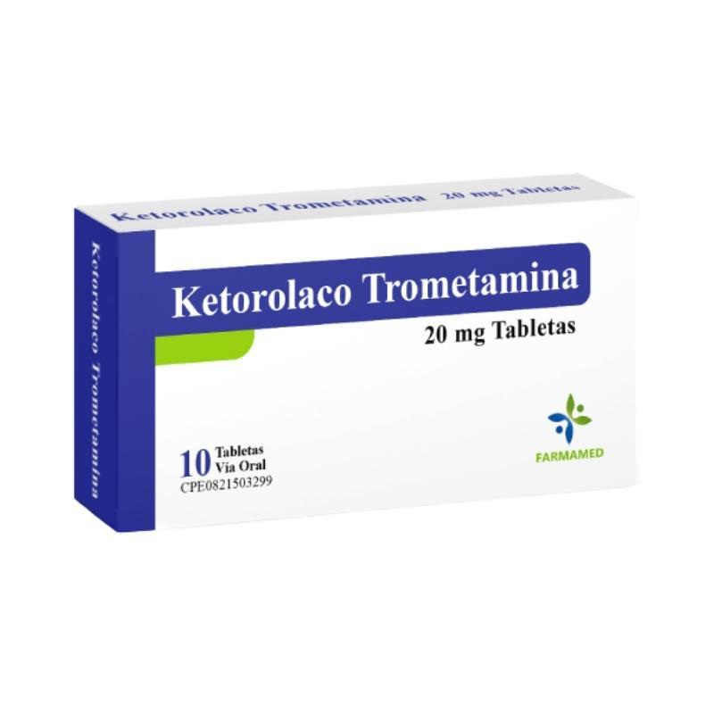 KETOROLAC TROMETAMINA 20 MG X 10 COMP (DOLAK NOTOLAC)