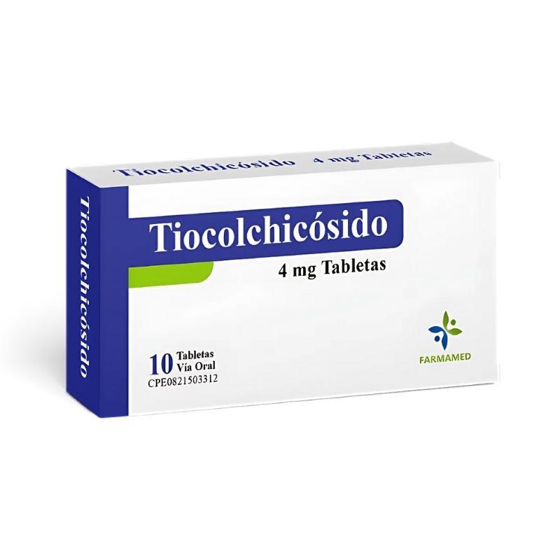 TIOCOLCHICOSIDO 4 MG X 10 TAB REC FARMAMED