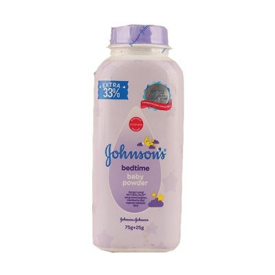 JOHNSONS TALCO BABY POWDER BEDTIME 75+25GR