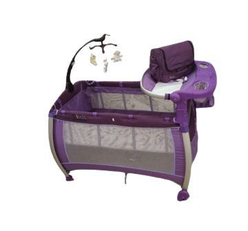 TKIDS CORRAL CUNA C/ CAMB AEREO P/OBJETO MOBIL LUZ MUSICA VIBRADOR 