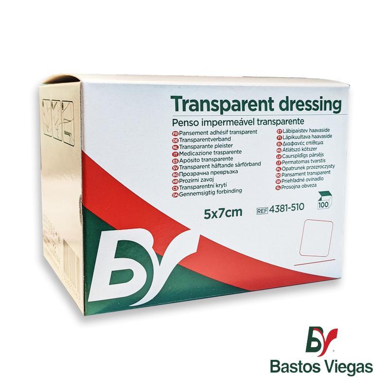 APOSITO ADHESIVO TRANSPARENTE TEGADERM 5CM X 7CM X UNID 
