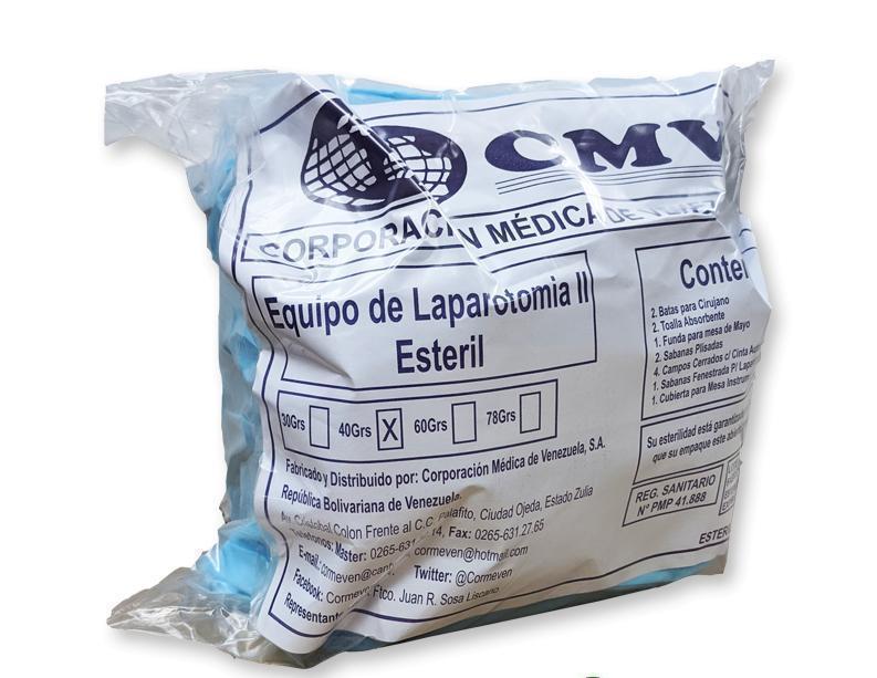 KIT DE LAPAROTOMIA II ESTERIL 40 GRS 