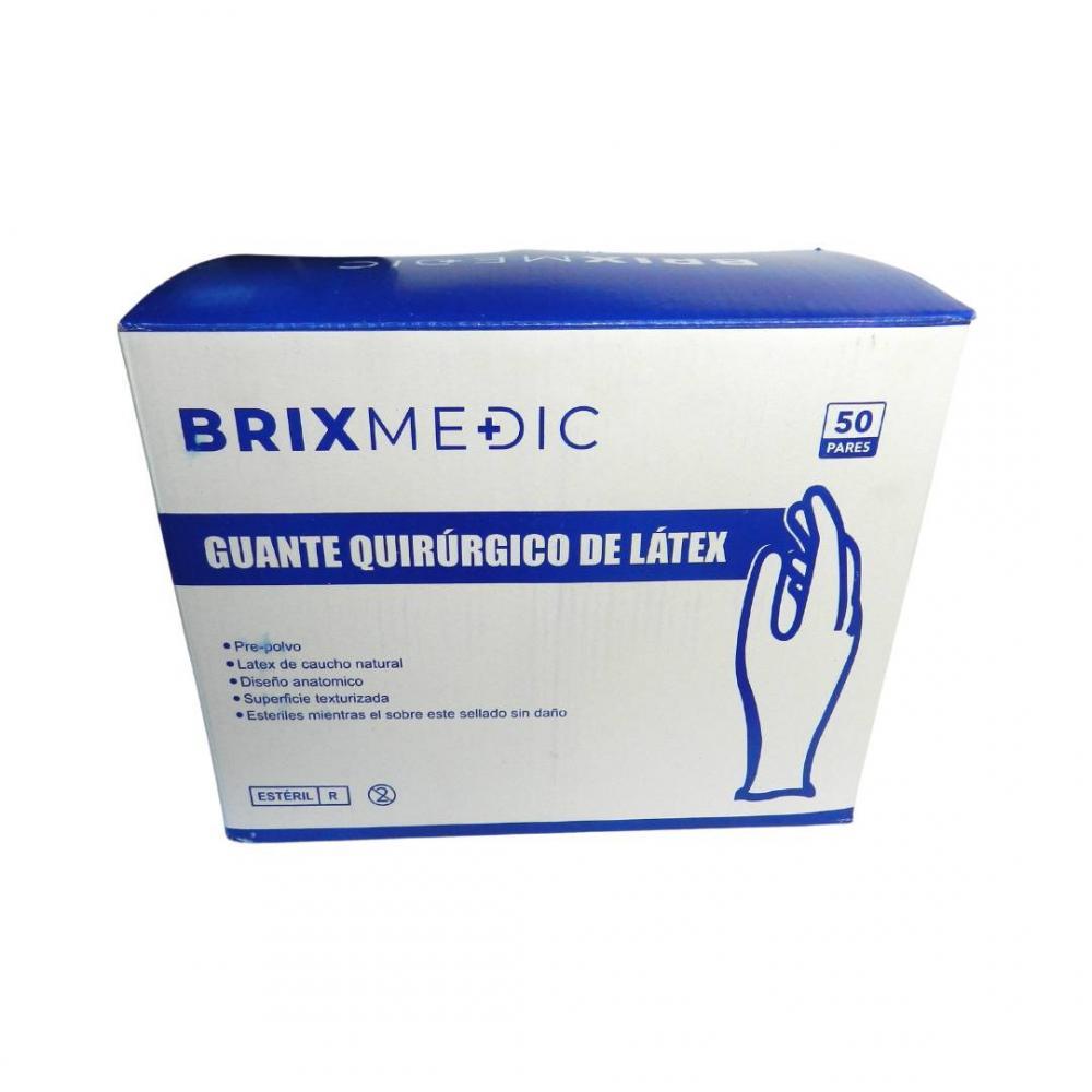 GUANTES QUIRURGICOS ESTERIL TALLA 8 PAR BRIX MEDIC