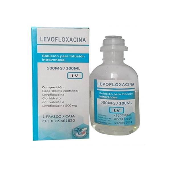 LEVOFLOXACINA CLORHIDRATO INY. 500MG/100ML