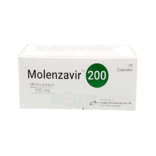 MOLENZAVIR MOLNUPIRAVIR 200 MG X 20 TAB 