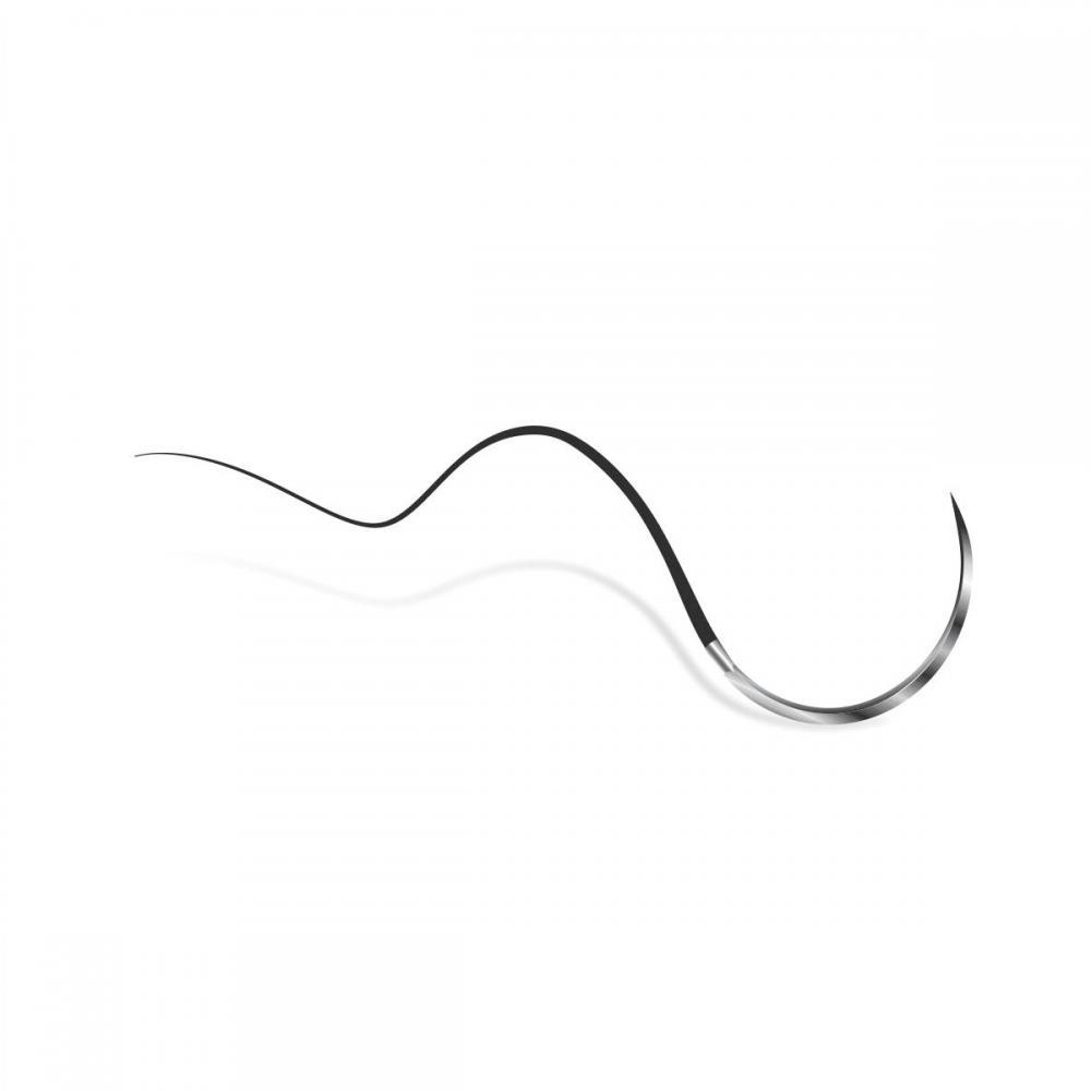 SUTURA SEDA SILK 2-0 30MM-3/8C 75 CM CURVA 