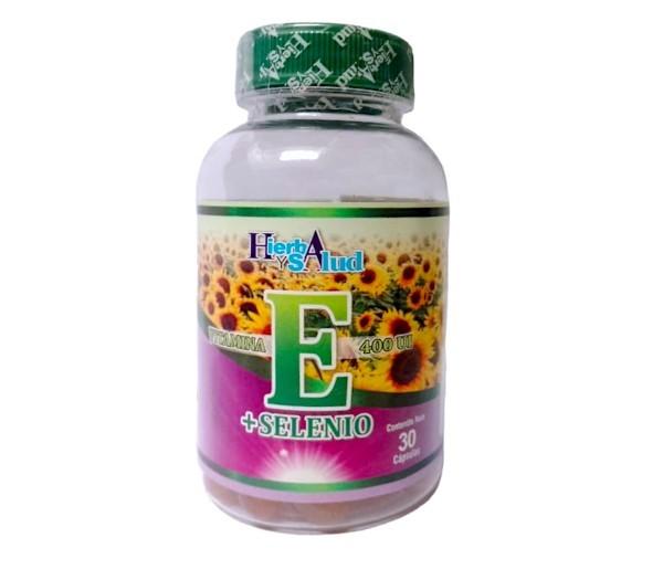 VITAMINA E + SELENIO 400IU/50UG X 30 CAP BLANDAS